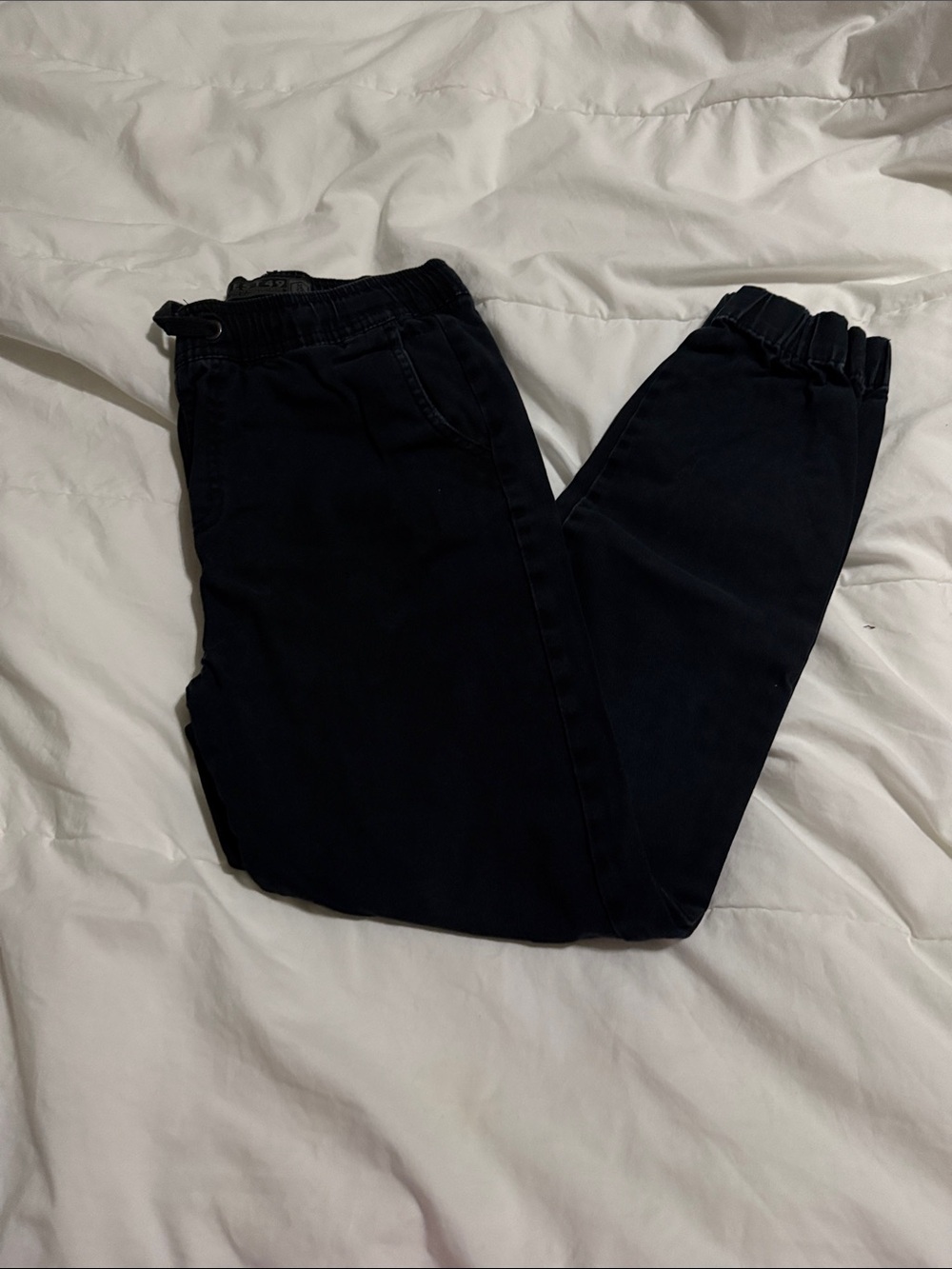 West 49 Kids Black Elastic-Waist Bottoms